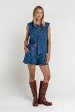 Paula Button Up Top