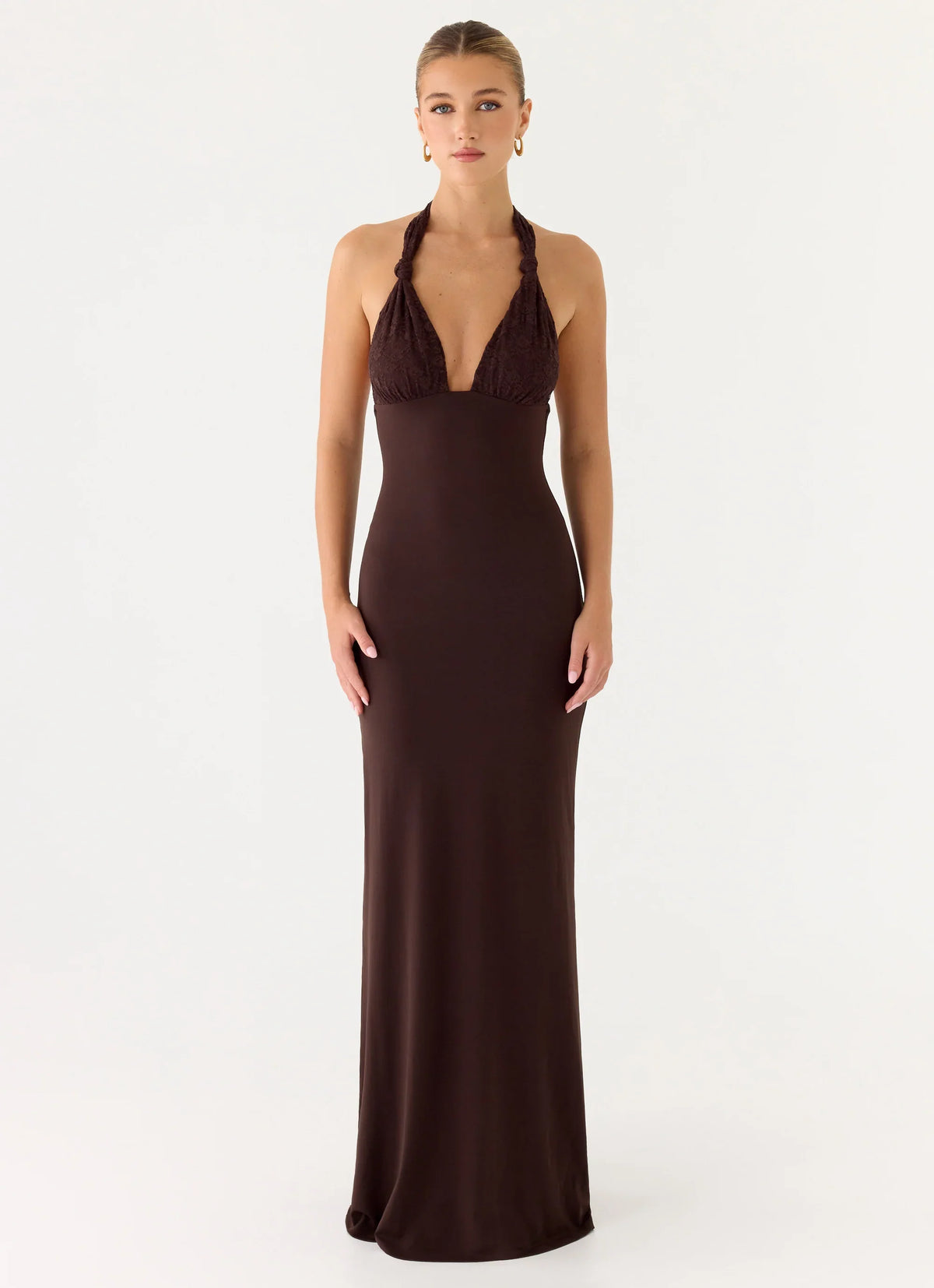 All I Need Maxi Dress Chocolate