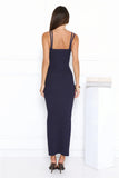 One More Song Maxi Dress Navy