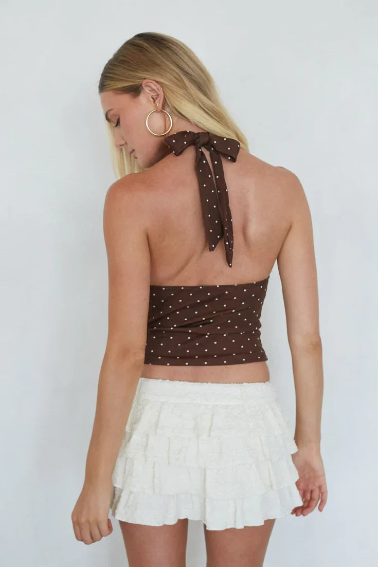 Marlo Ruffle Tiered Mini Skort