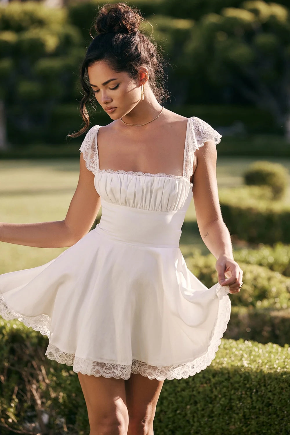 ivory a line mini dress