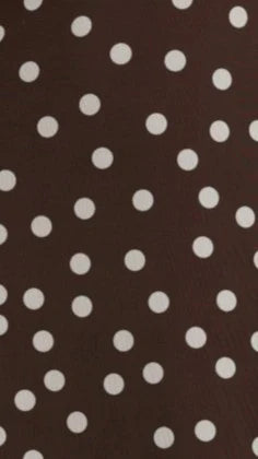 Cassara Maxi Dress Chocolate White Polka Dot