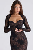 black lace maxi dress limited edition