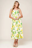 LEMONADE PERFECTION MIDI DRESS