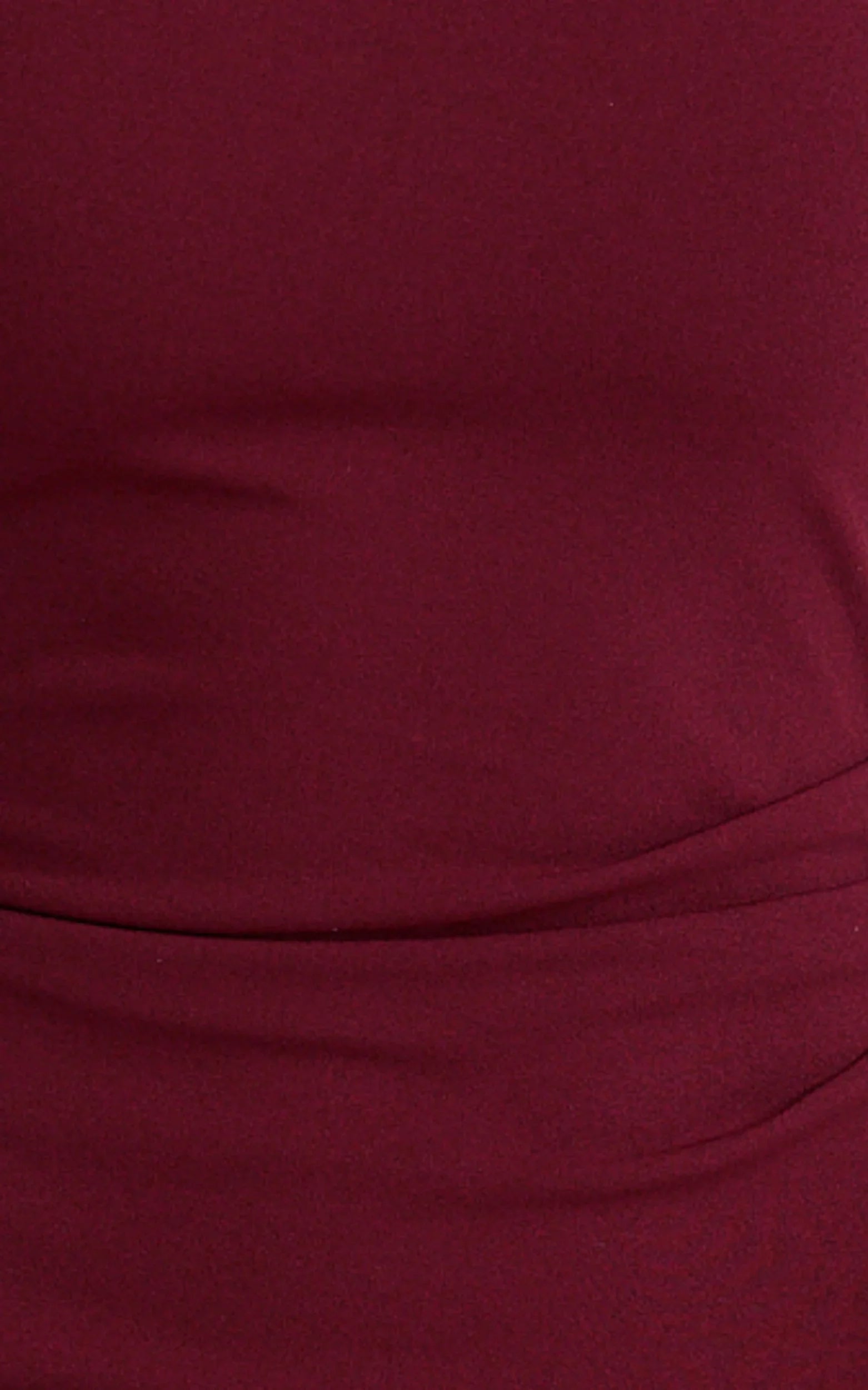 Helen Maxi Dress One Shoulder Draped Fitted Dress in Wine