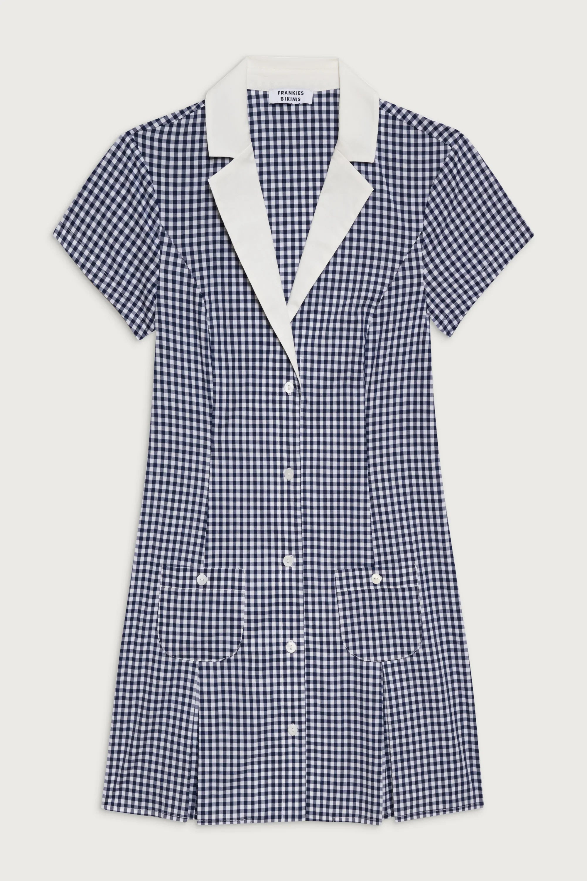 Garden Gingham Mini Dress Seaside Gingham
