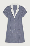 Garden Gingham Mini Dress Seaside Gingham