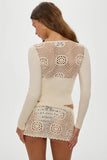Arlo Crochet Mini Skirt Bunny