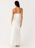 Party After Party Shell Maxi Dress White