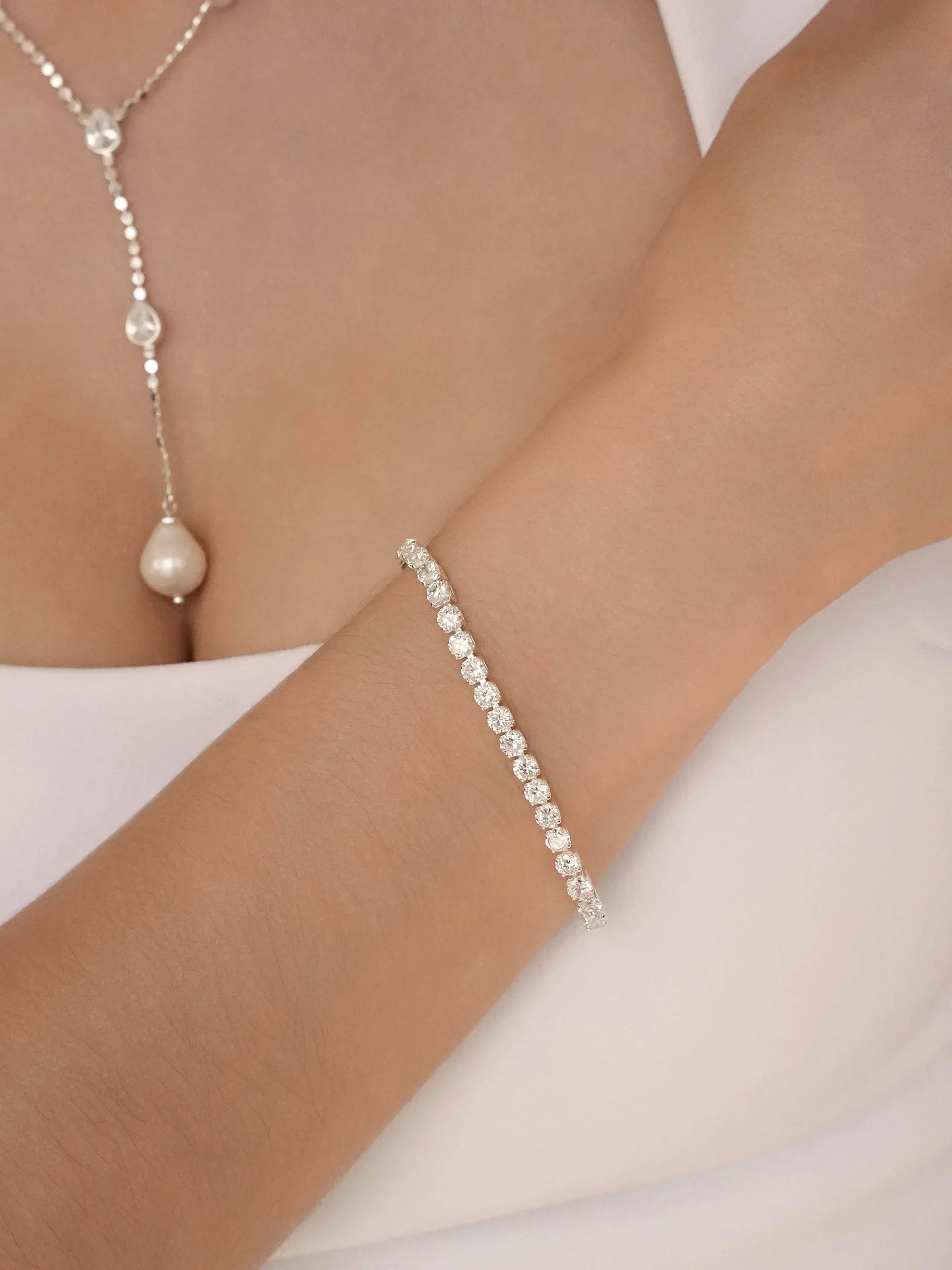 Single Row Tennis Bracelet