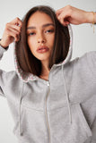 Casper Zip Up Hoodie Heather Grey Baby Blanket