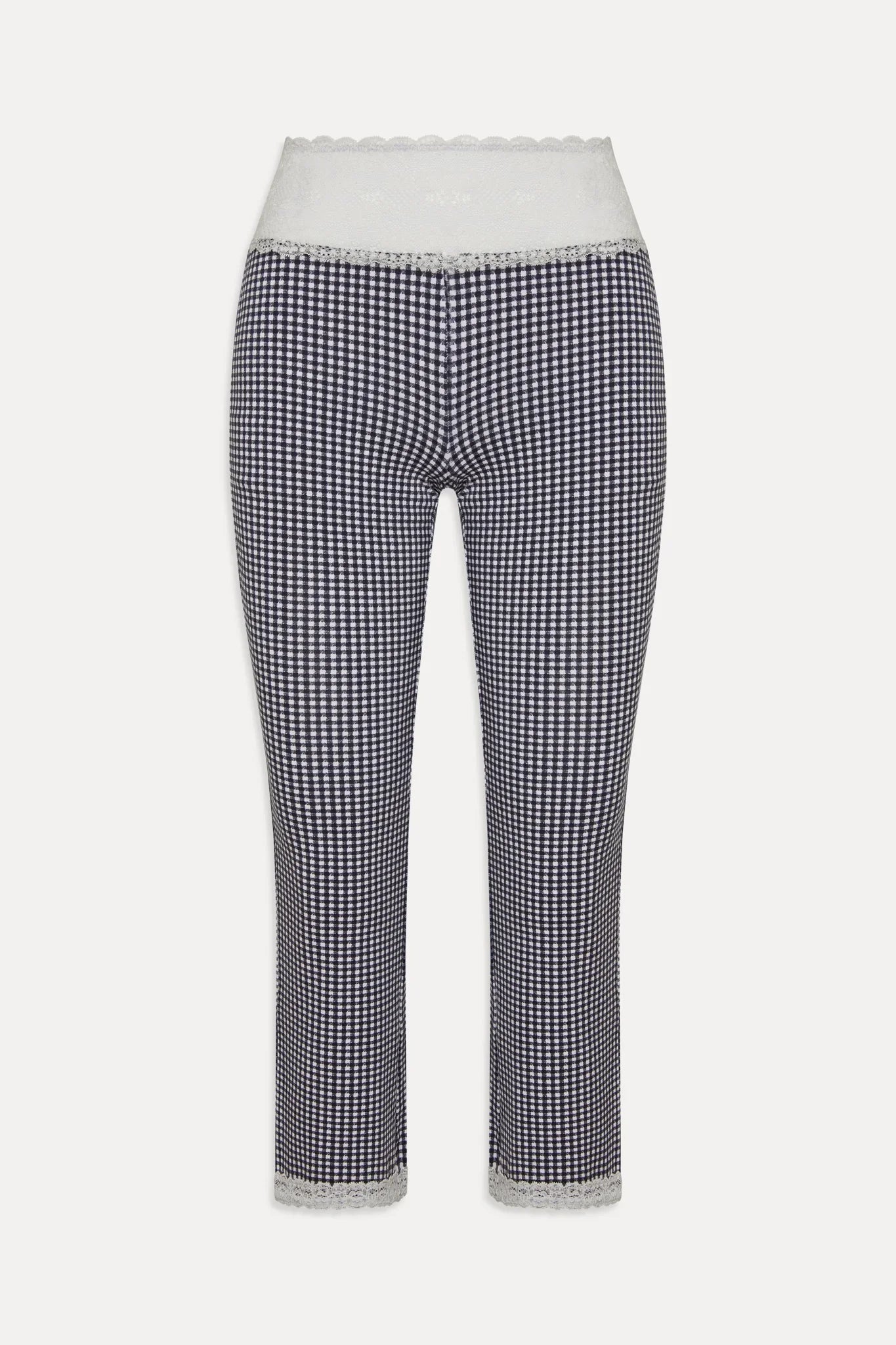 Nikki Gingham Capri Pants Midnight Wishes