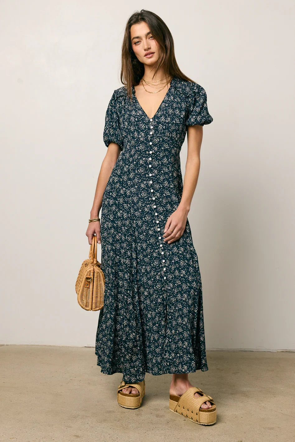 James Floral Maxi Dress