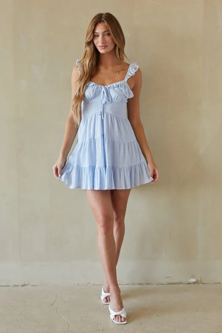 Jennie Ruffle Mini Dress