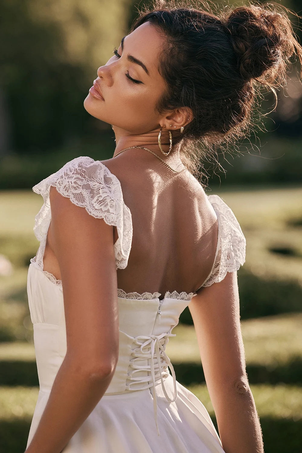 ivory a line mini dress