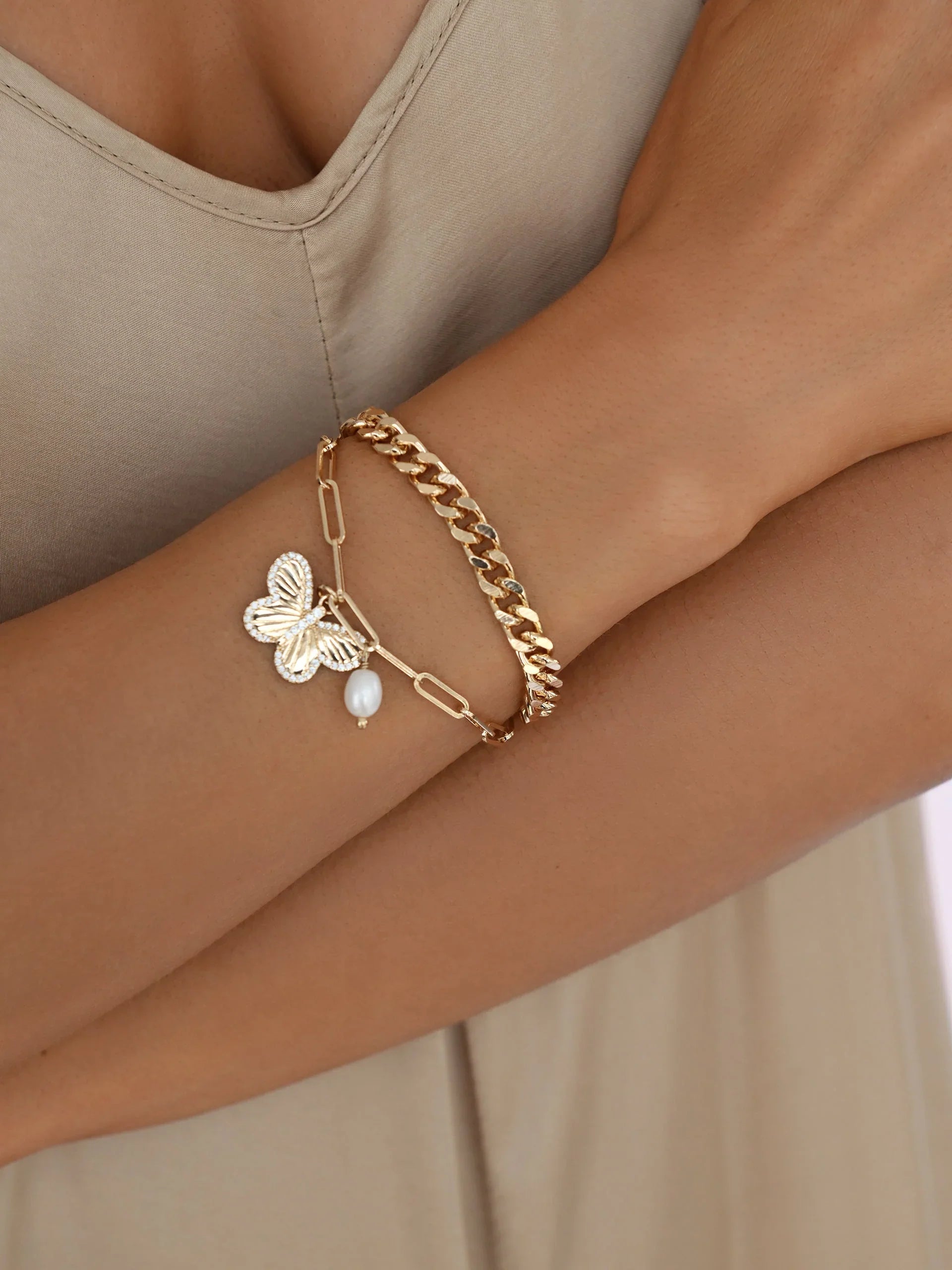 Butterfly Bracelet Set