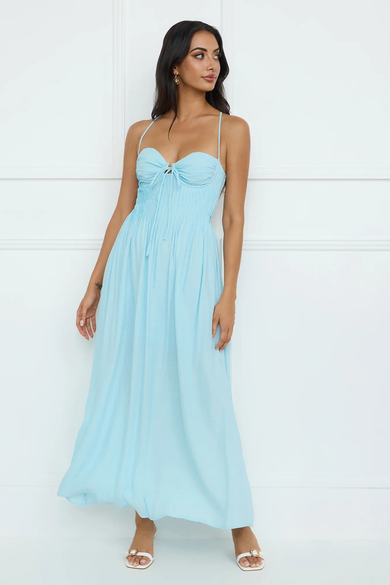 Discover Yourself Maxi Dress Blue
