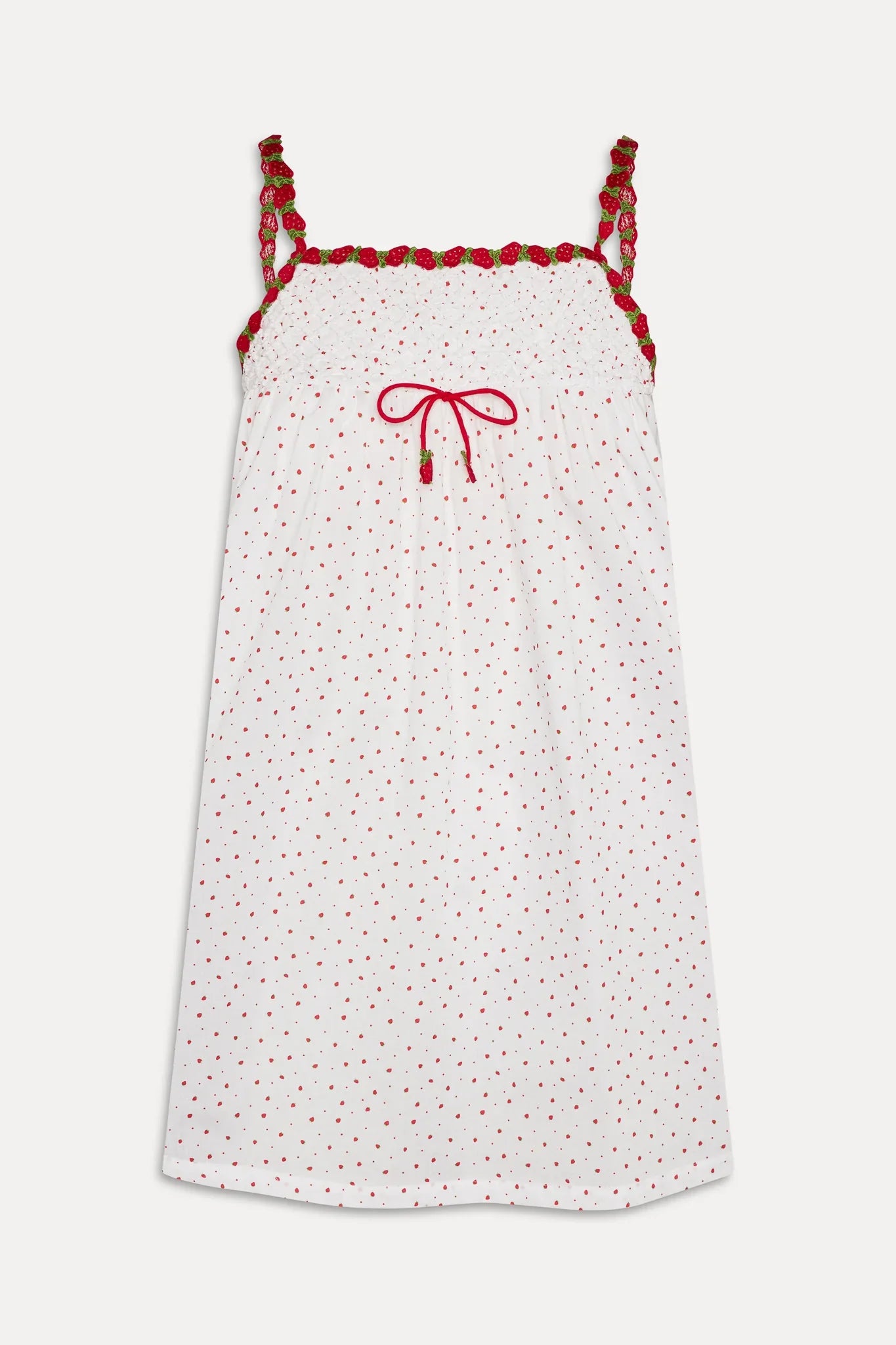 Coppola Cotton Babydoll Dress Tiny Berry