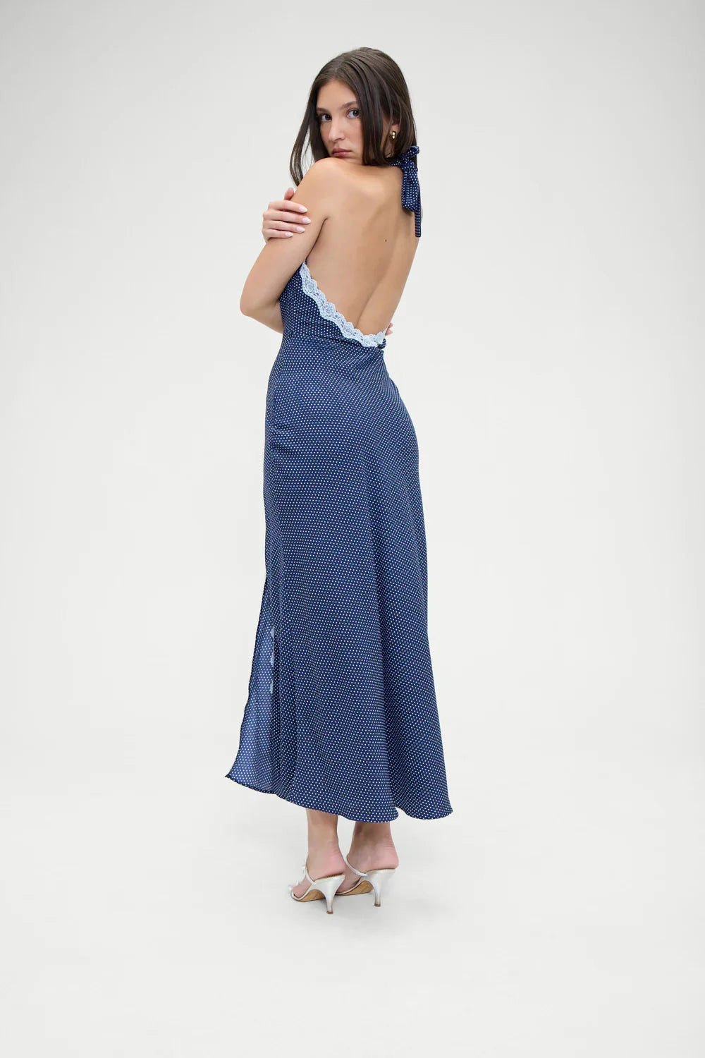 Madeleine Polka Dot Maxi Dress Dotty