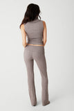 Axel Cable Cloud Knit Sleeveless Sweater Dark Pearl
