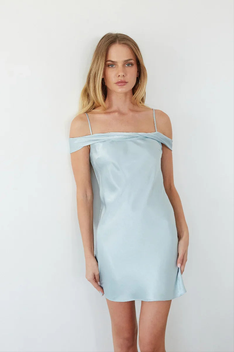 Alira Satin Mini Dress
