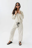 PREORDER Priya Polka Dot Barrel Jeans
