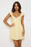 Oak Tree Mini Dress Yellow
