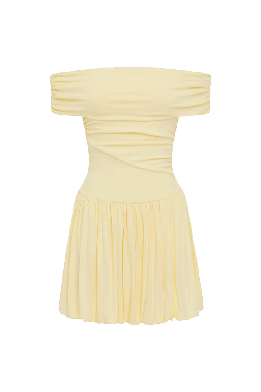 MANALLA MINI DRESS LEMON