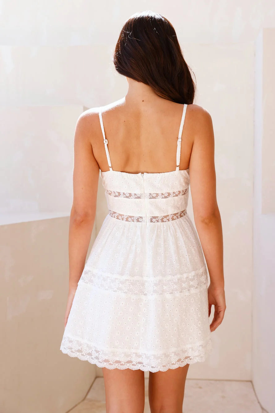 Energised Mini Dress White