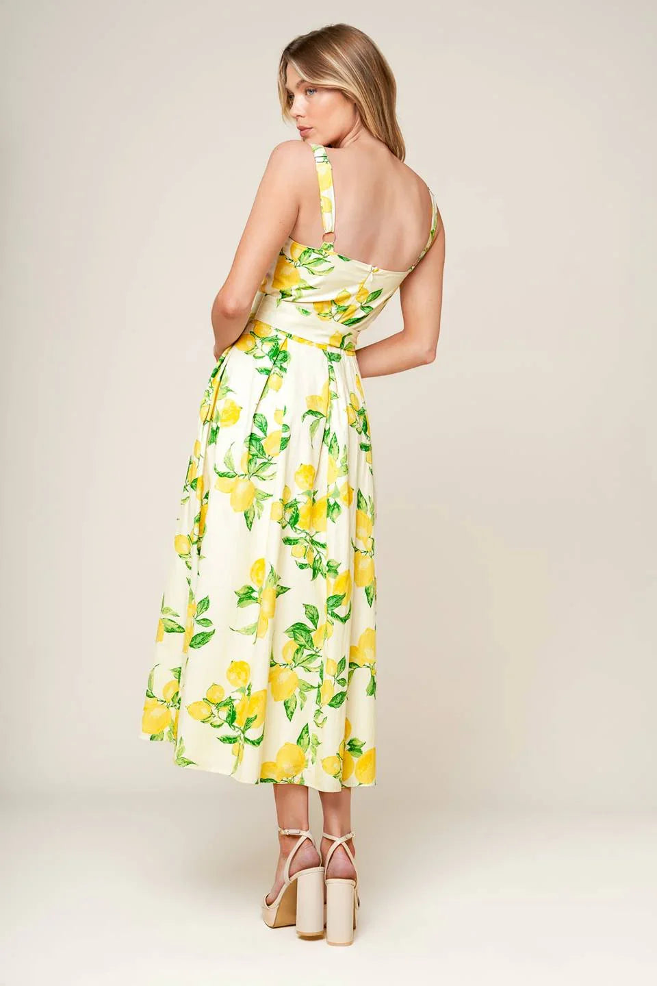LEMONADE PERFECTION MIDI DRESS