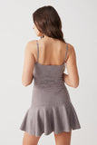 Houston Cable Cloud Knit Dress Dark Pearl