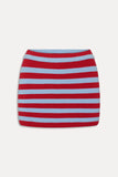 Marialla Knit Mini Skort Blue Raspberry