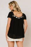 Cohen Bow Blouse in Black