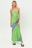 Isabel Satin Floral Dress Versailles