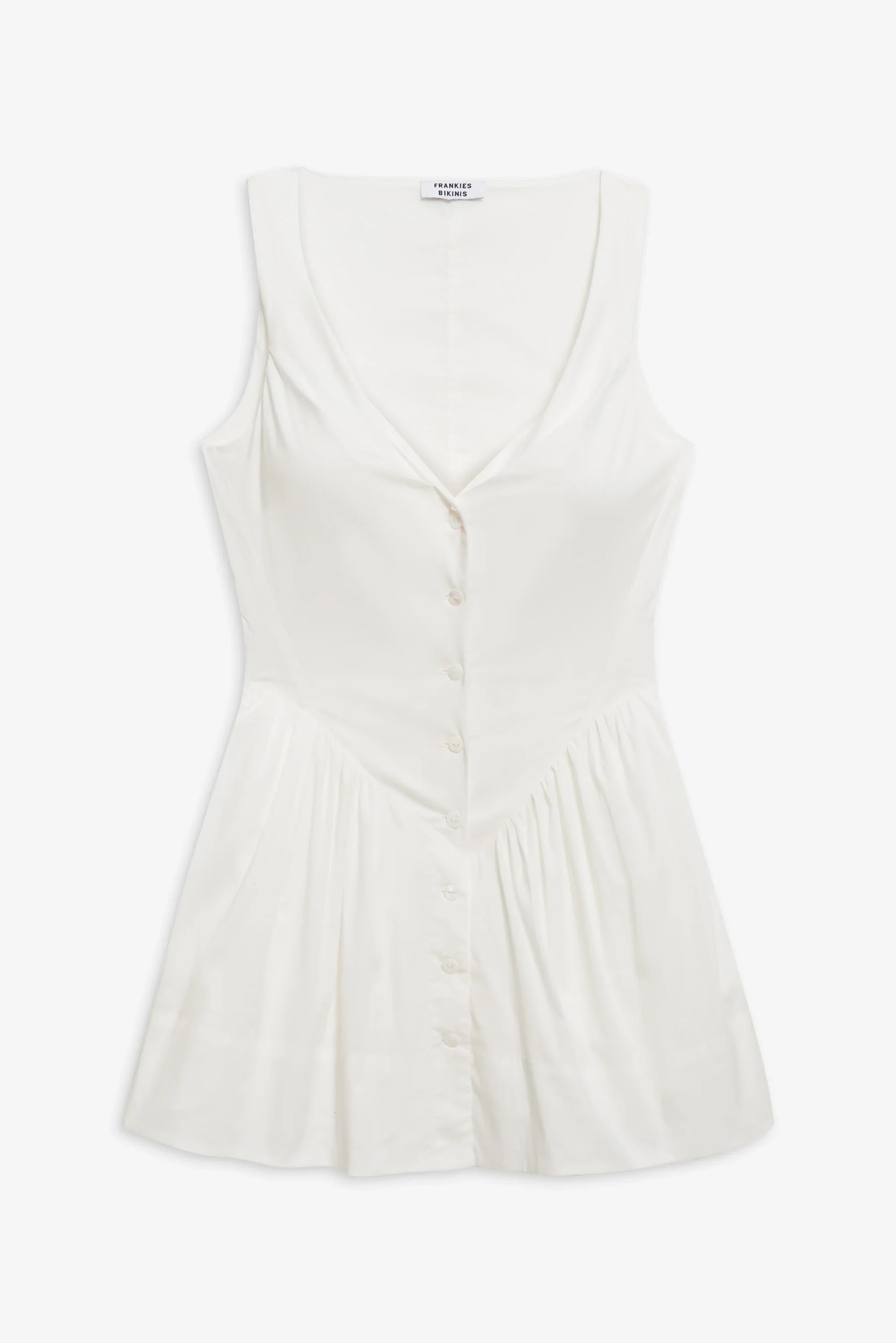 Charlotte Corset Mini Dress White