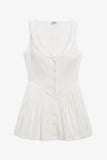Charlotte Corset Mini Dress White