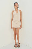 WINIFRED MINI DRESS SAND