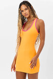 Drew Terry Scoop Dress Sundown