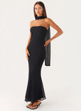 Under the Pagoda Maxi Dress Black