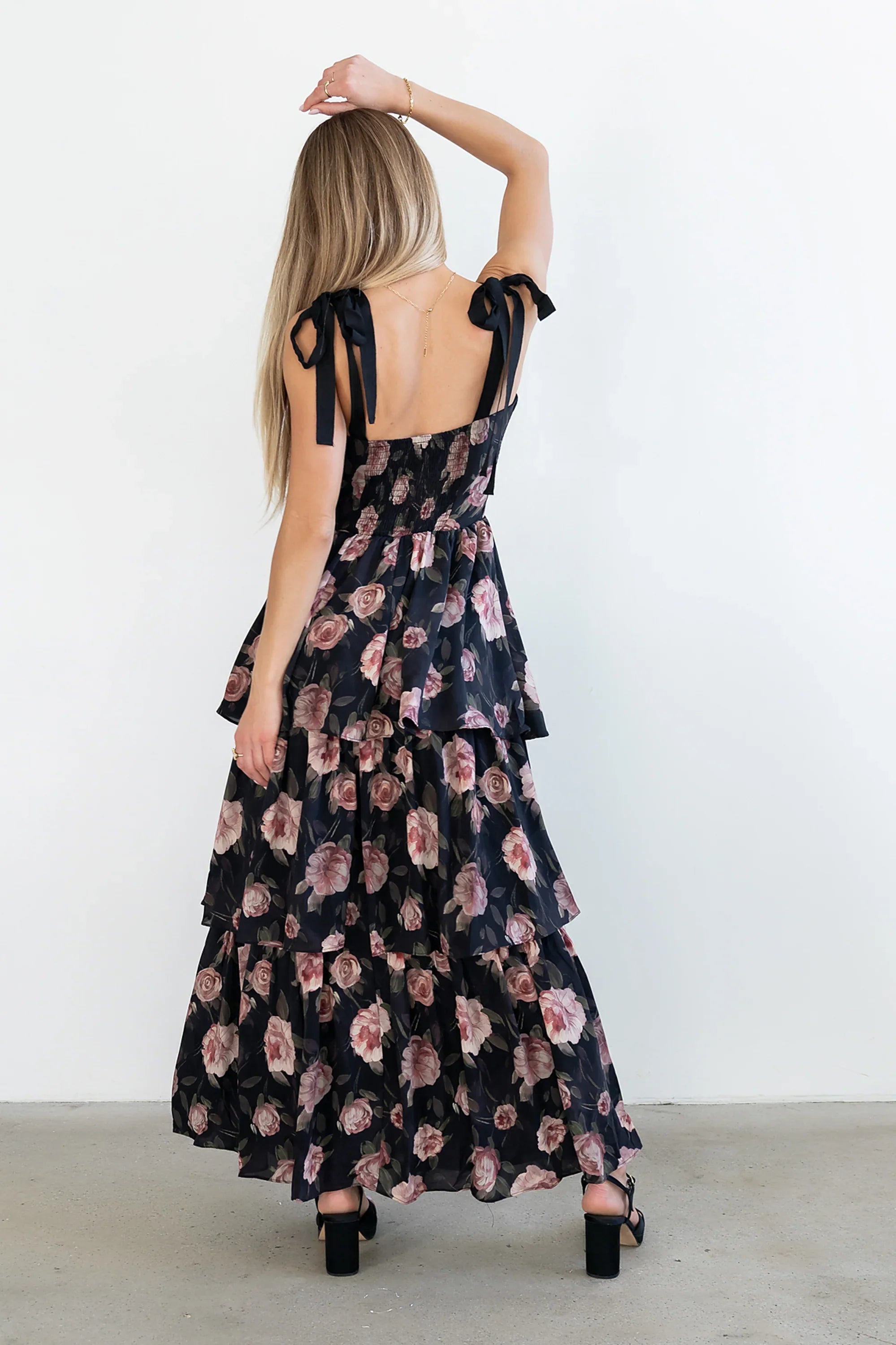Cashe Ruffle Maxi Dress