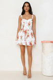 Grace in Bloom Mini Dress White