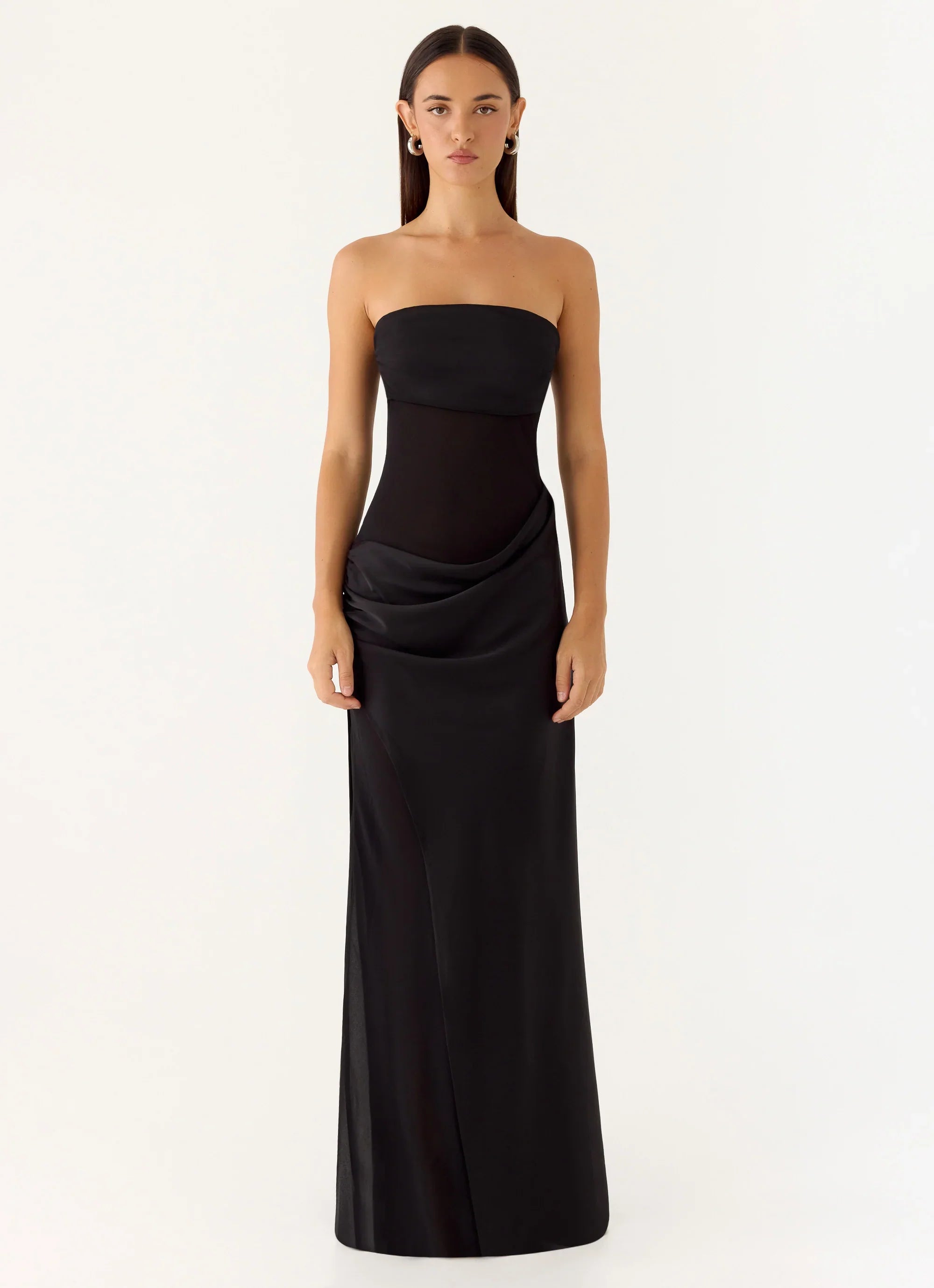 Champagne Skies Maxi Dress Black