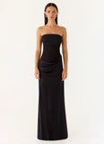 Champagne Skies Maxi Dress Black
