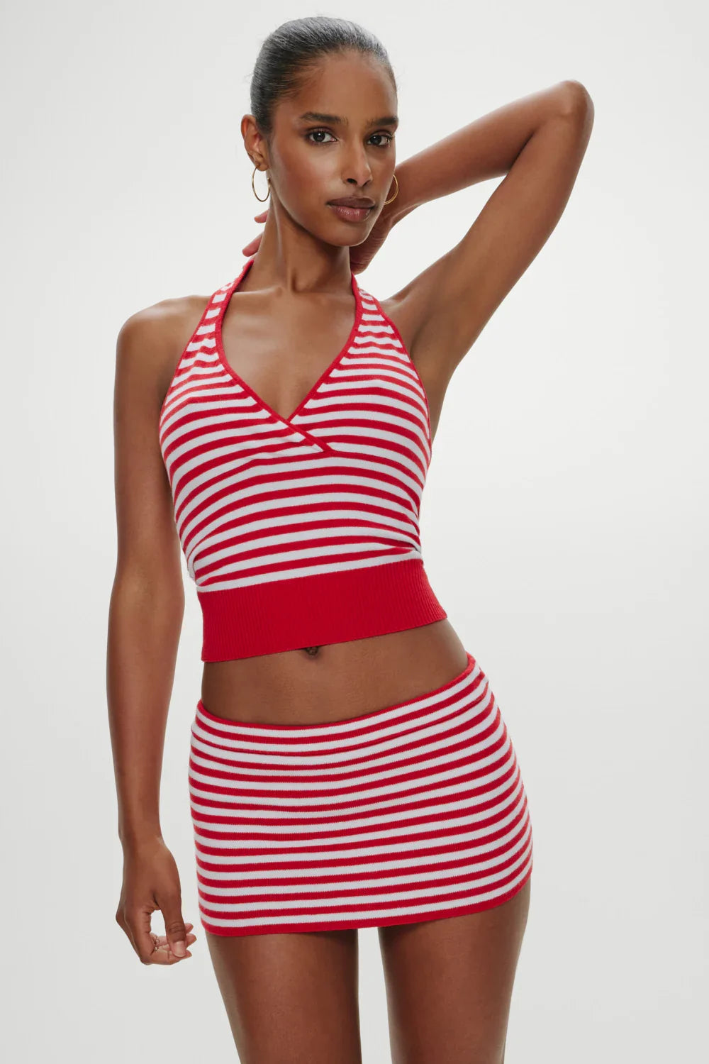 Marialla Knit Mini Skort South Hampton Stripe