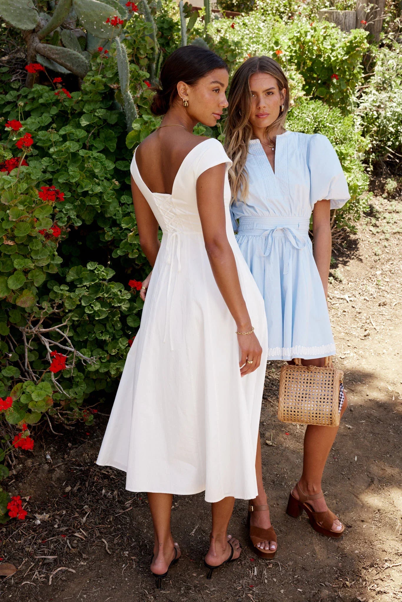 Colin Midi Dress in Cream