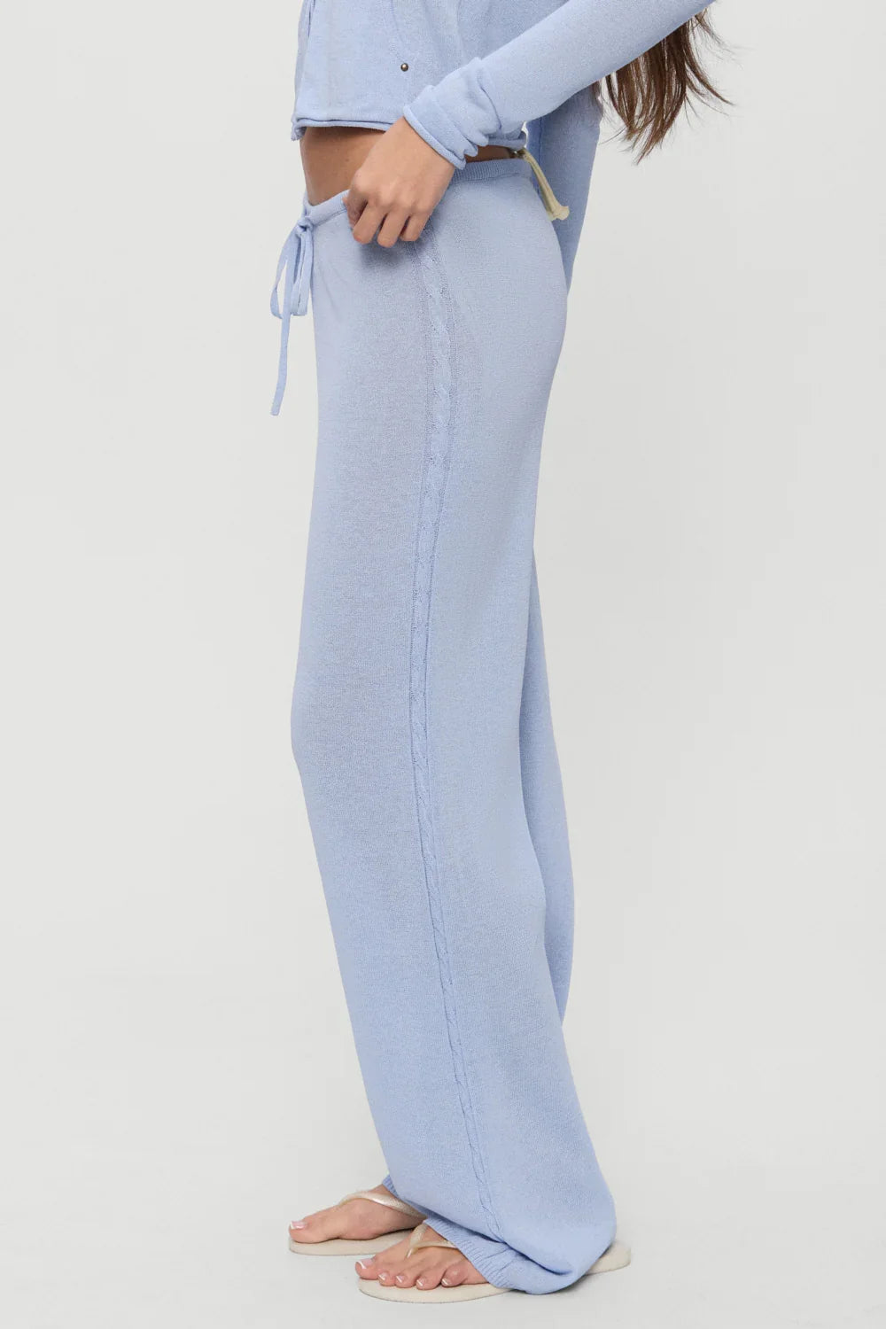 Ela Low Rise Knit Pants Sleepy Spring