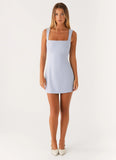Lucky Charm Mini Dress Blue