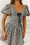 Bows Of Enchantment Mini Dress Brown