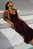 ENORA MAXI DRESS ESPRESSO