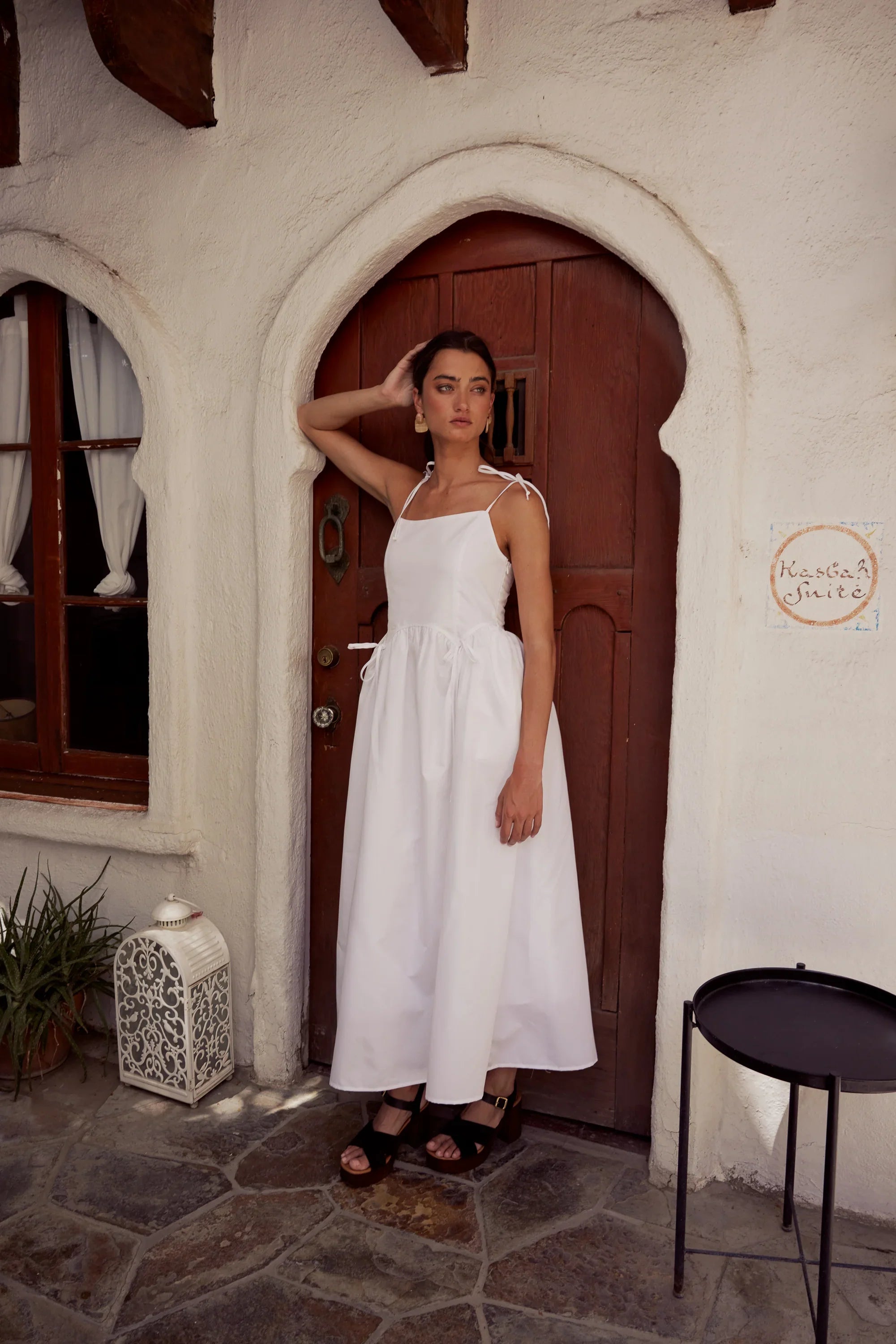Misha Bow Maxi Dress